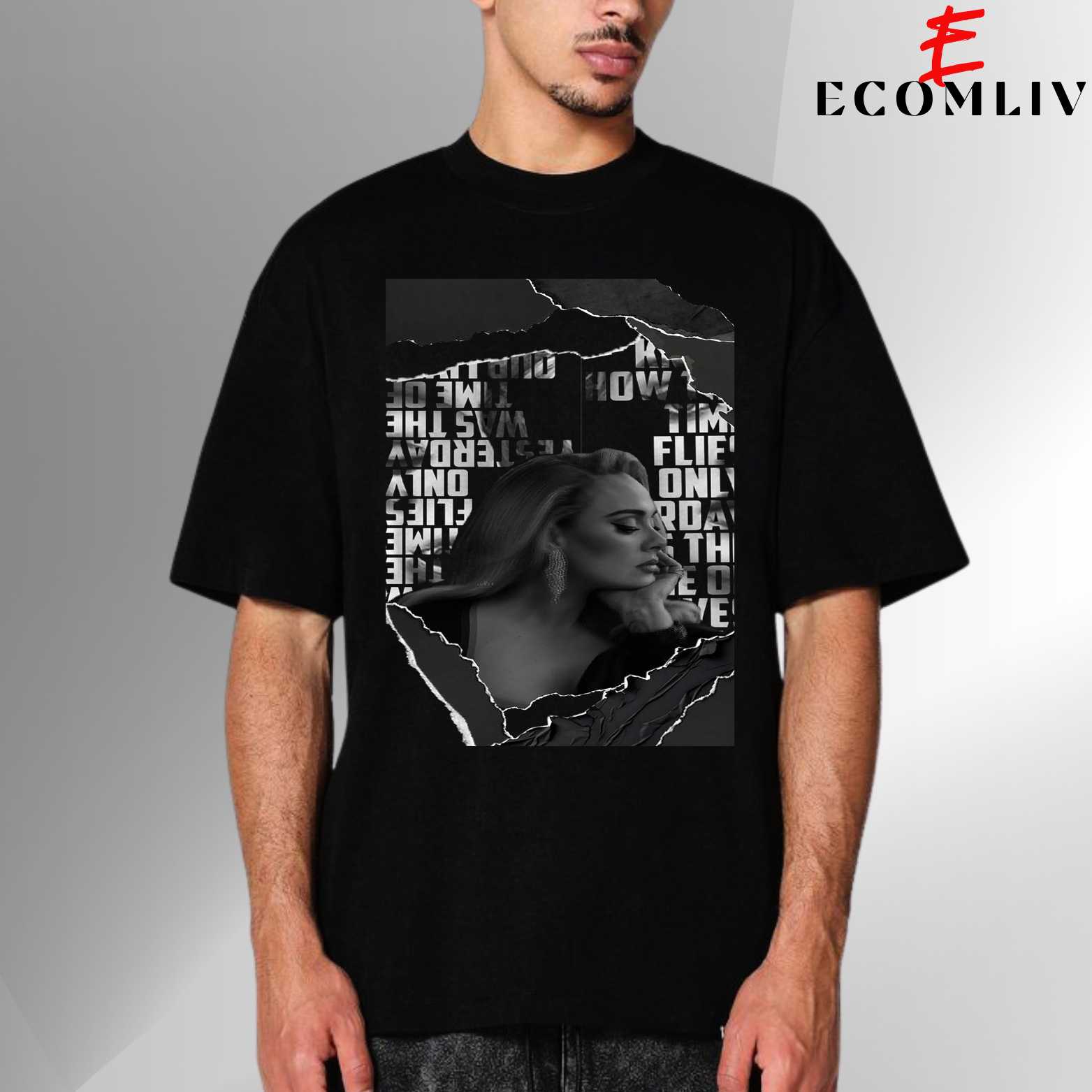 Adele Retro T-Shirt, Unisex Tee, Streetwear Shirt